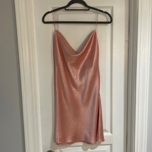 Light pink slip dress. Size:M. New with tags!!!